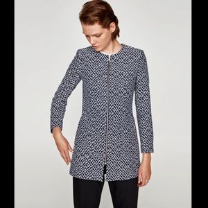Zara Tweed Frock Jacket